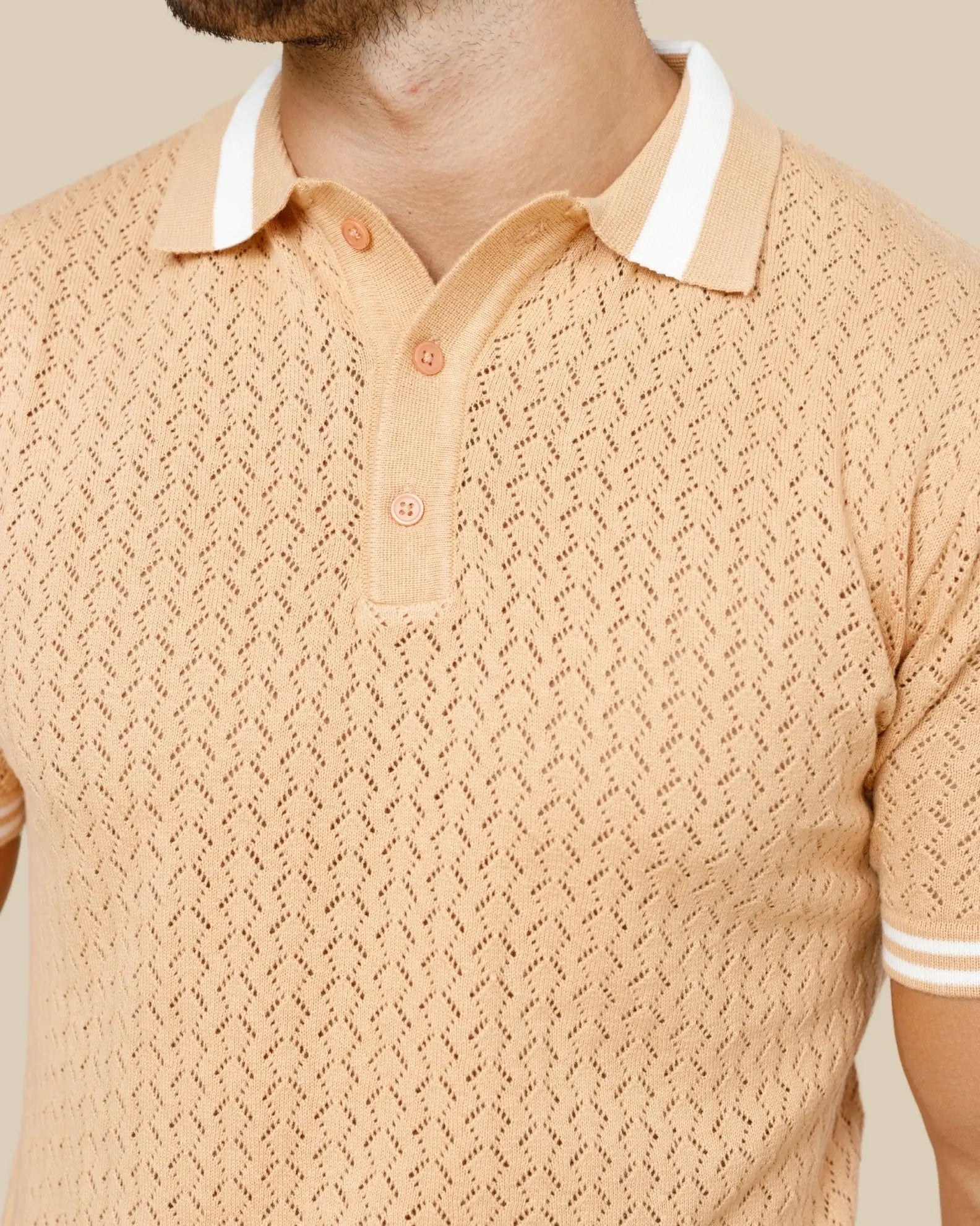 Reivera Contrast Collar Polo LCY LONDON