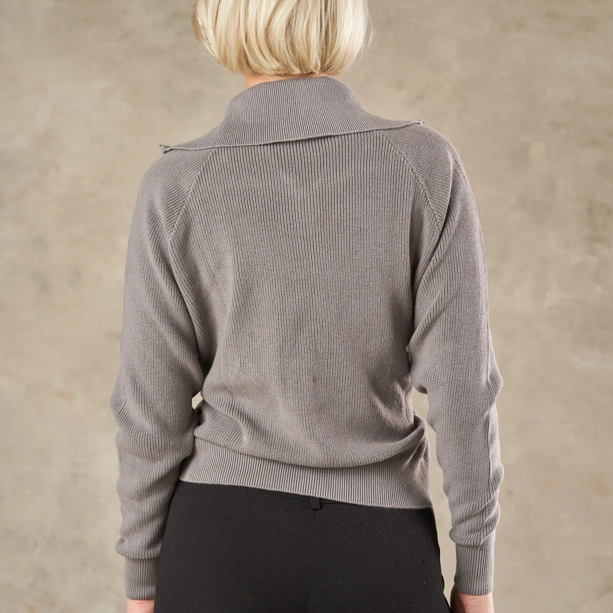 Roma Detailed Collar Knit Jumper - LCY LONDON