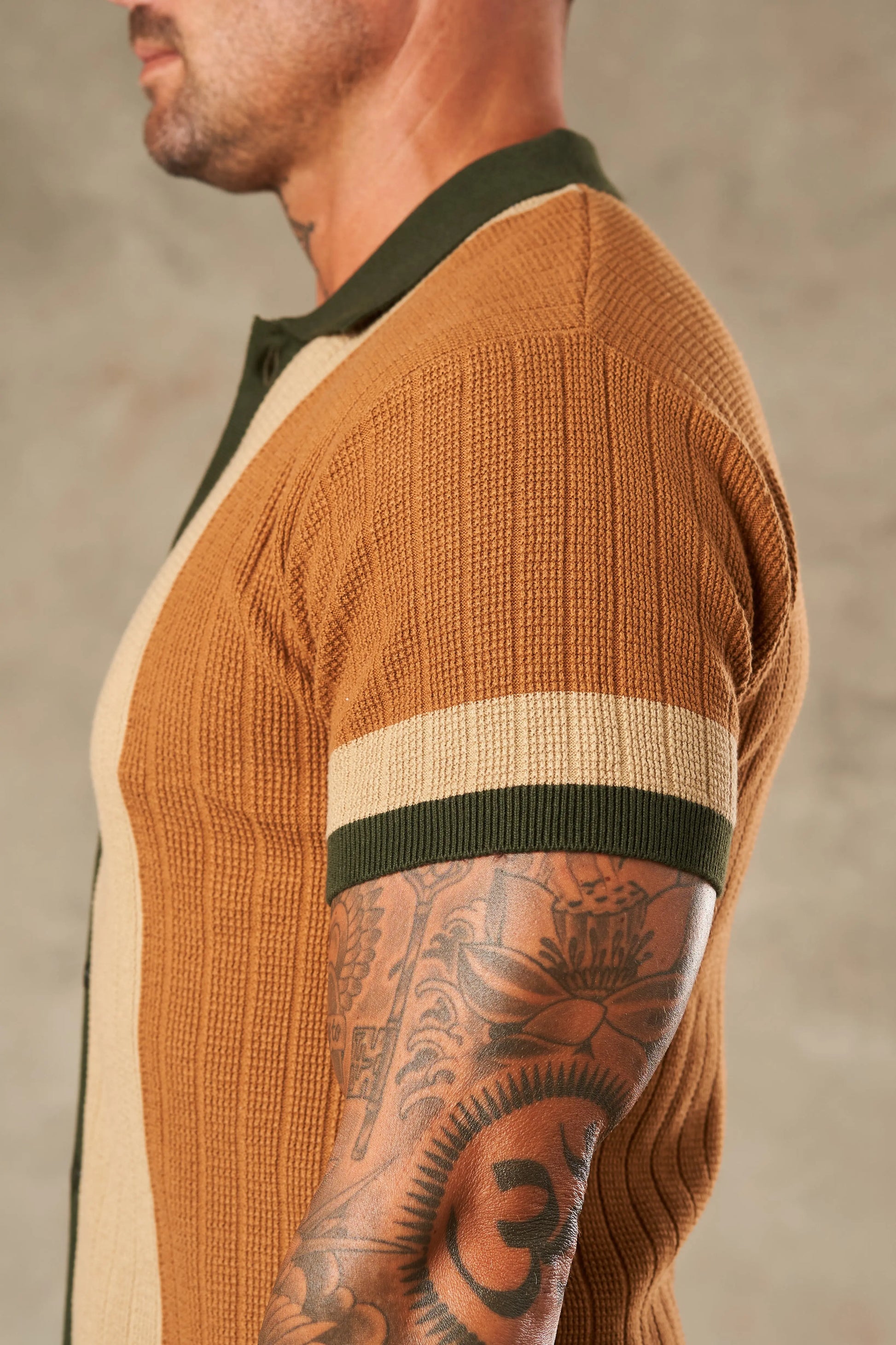 Tri Tone Riviera Button Down Shirt  - LCY London