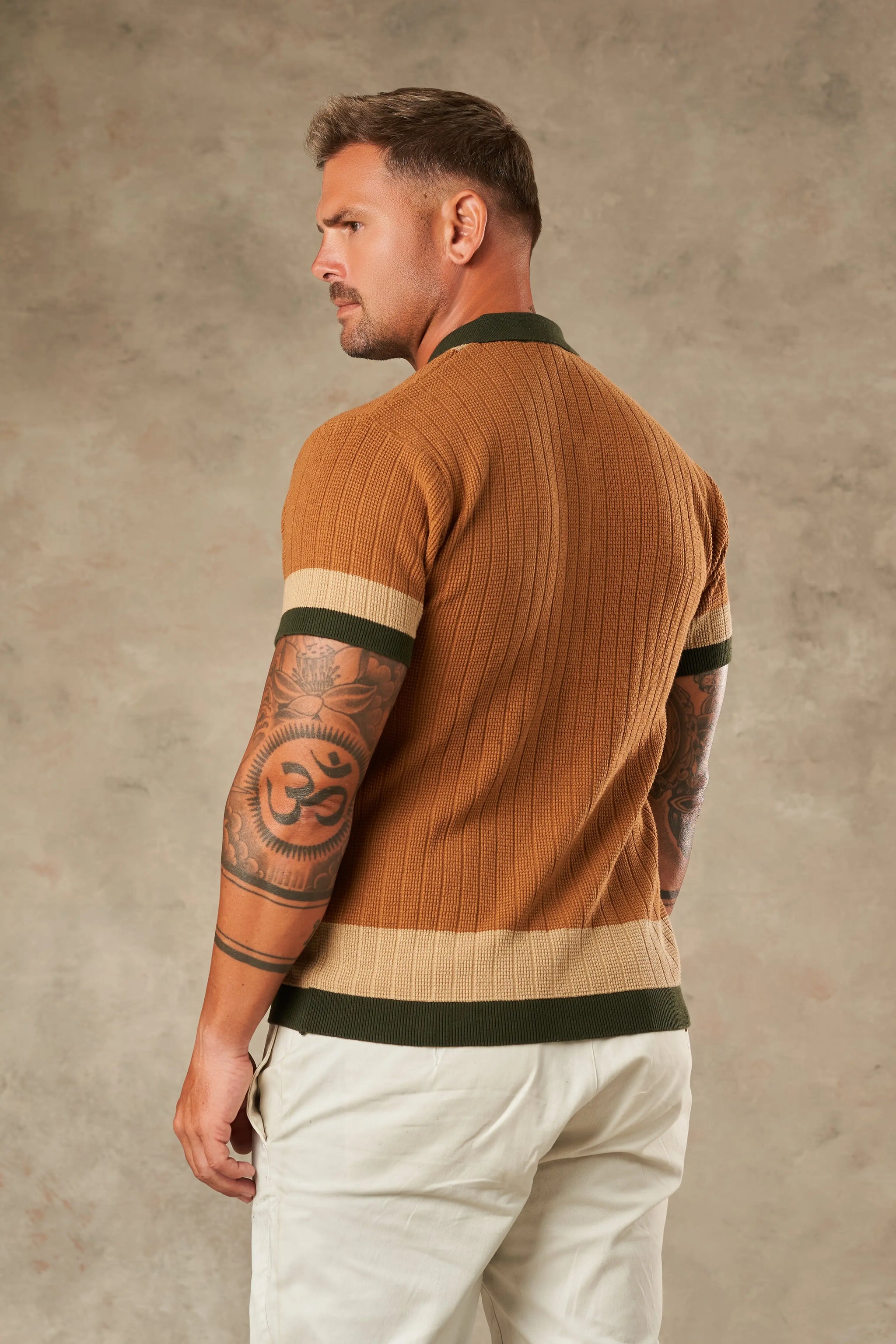 Tri Tone Riviera Button Down Shirt  - LCY London