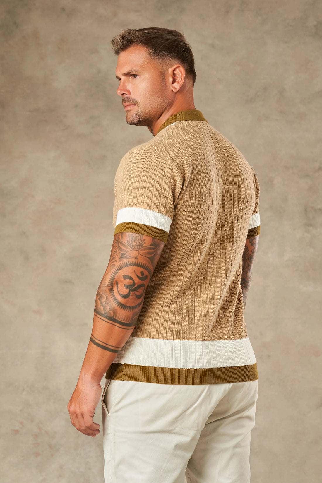 Tri Tone Riviera Button Down Shirt  - LCY London