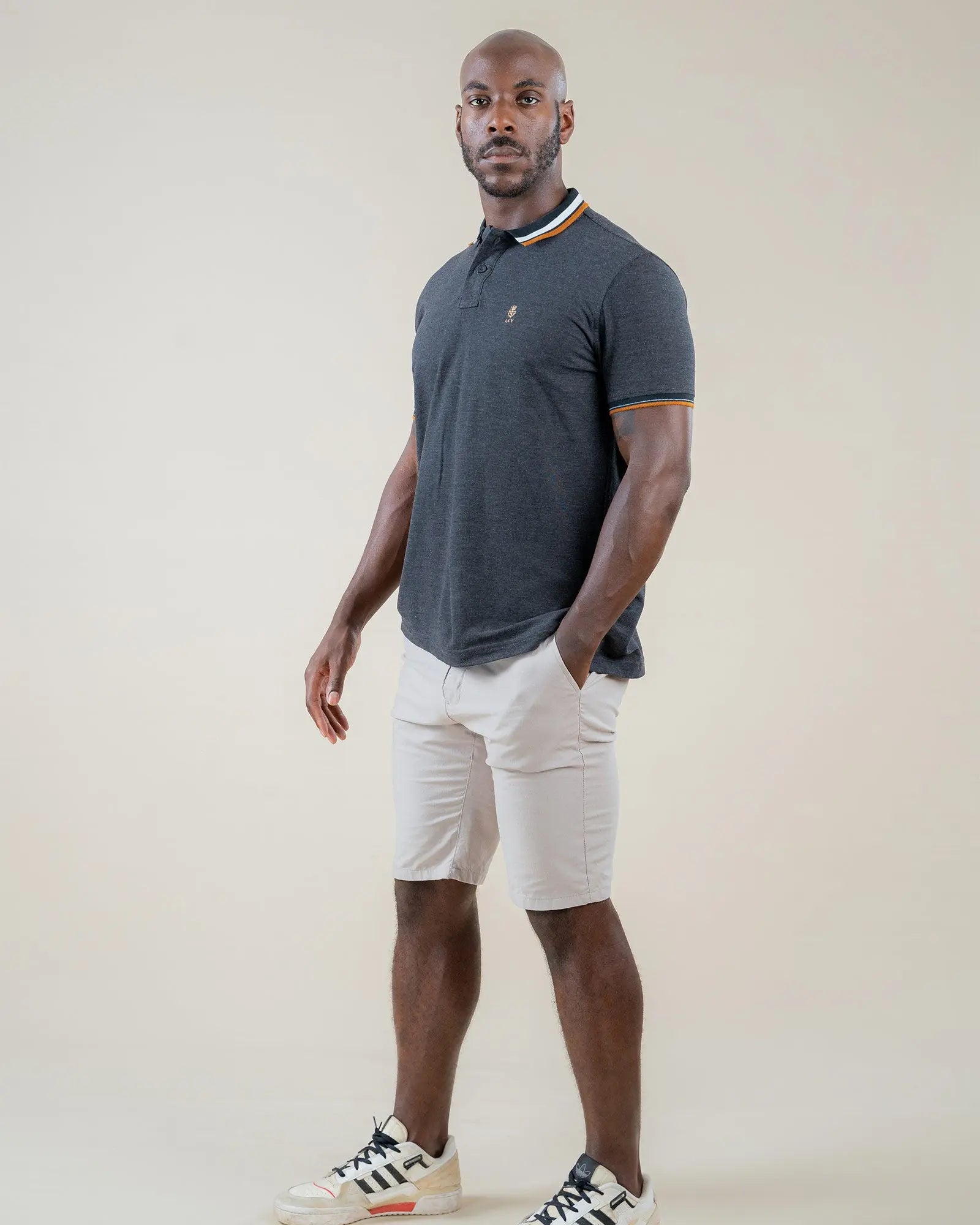 LCY LONDON | Contrasting Twin Tipped Polo Shirt LCY London