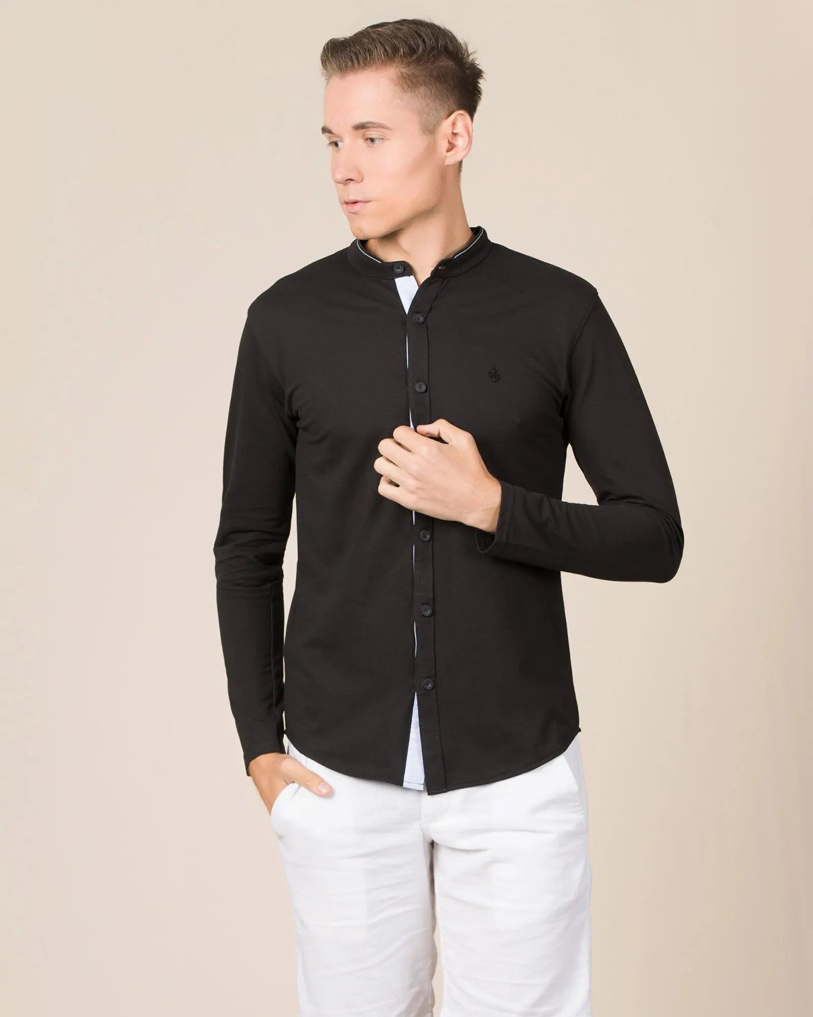 LCY London | Capsule Collection - Men's Hybrid Long Sleeved Shirt | Full Buttoned LCY London