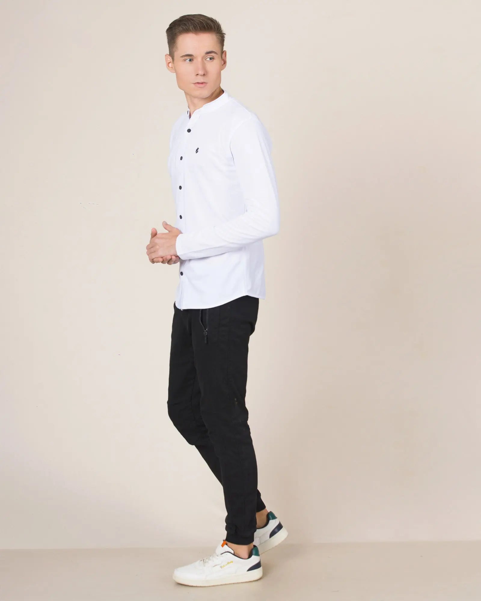 LCY London | Capsule Collection - Men&#39;s Hybrid Long Sleeved Shirt | Full Buttoned LCY London