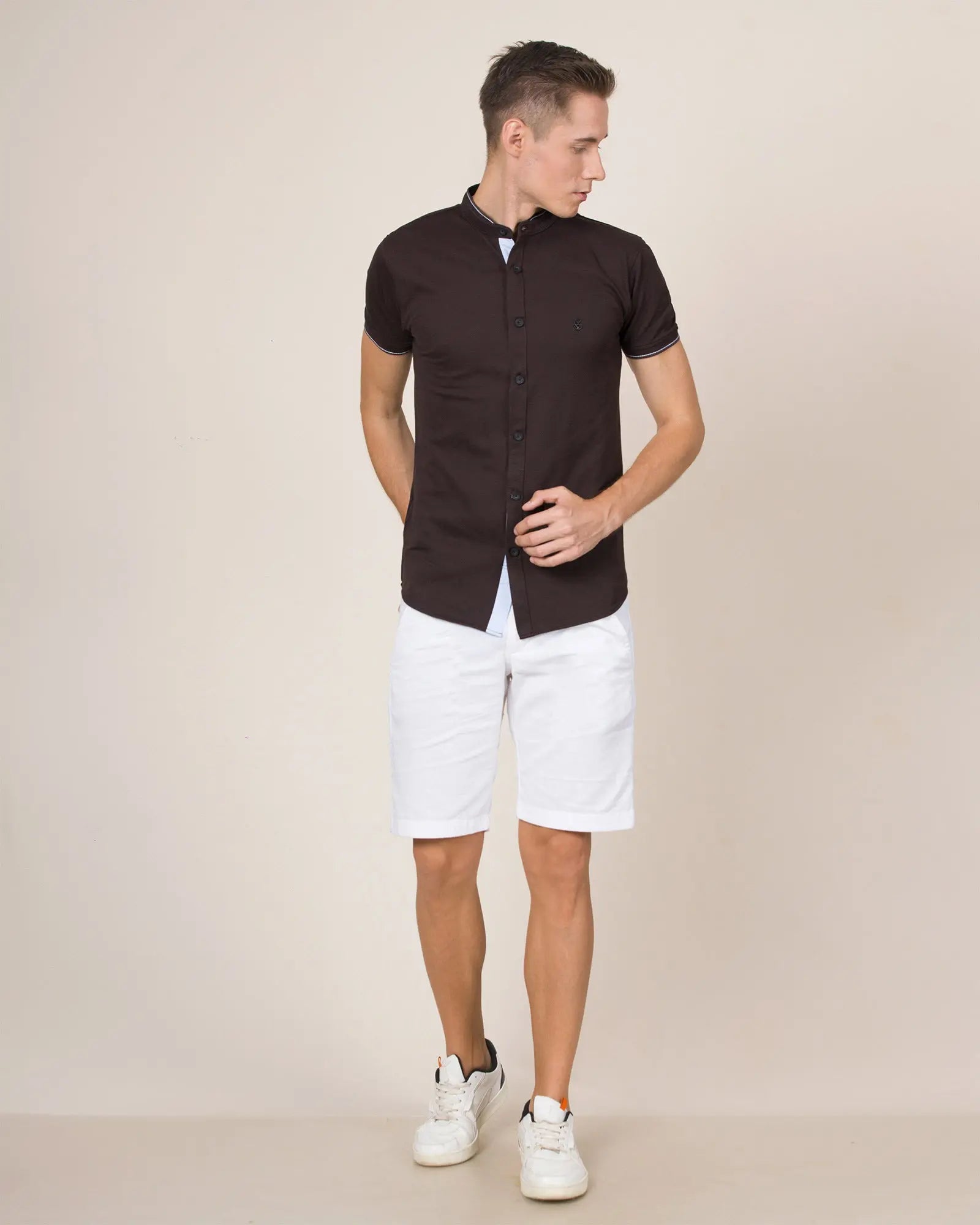 LCY London | Capsule Collection - Men&#39;s Hybrid Short Sleeved Shirt | Full Buttoned LCY London
