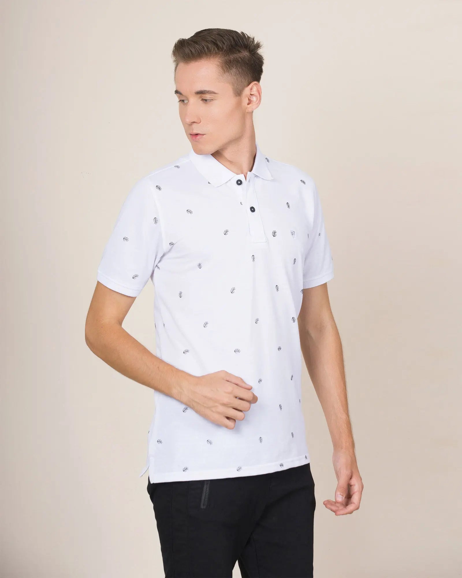 LCY London | Logo Looks - Short Sleeved Men's Printed Shirt LCY London