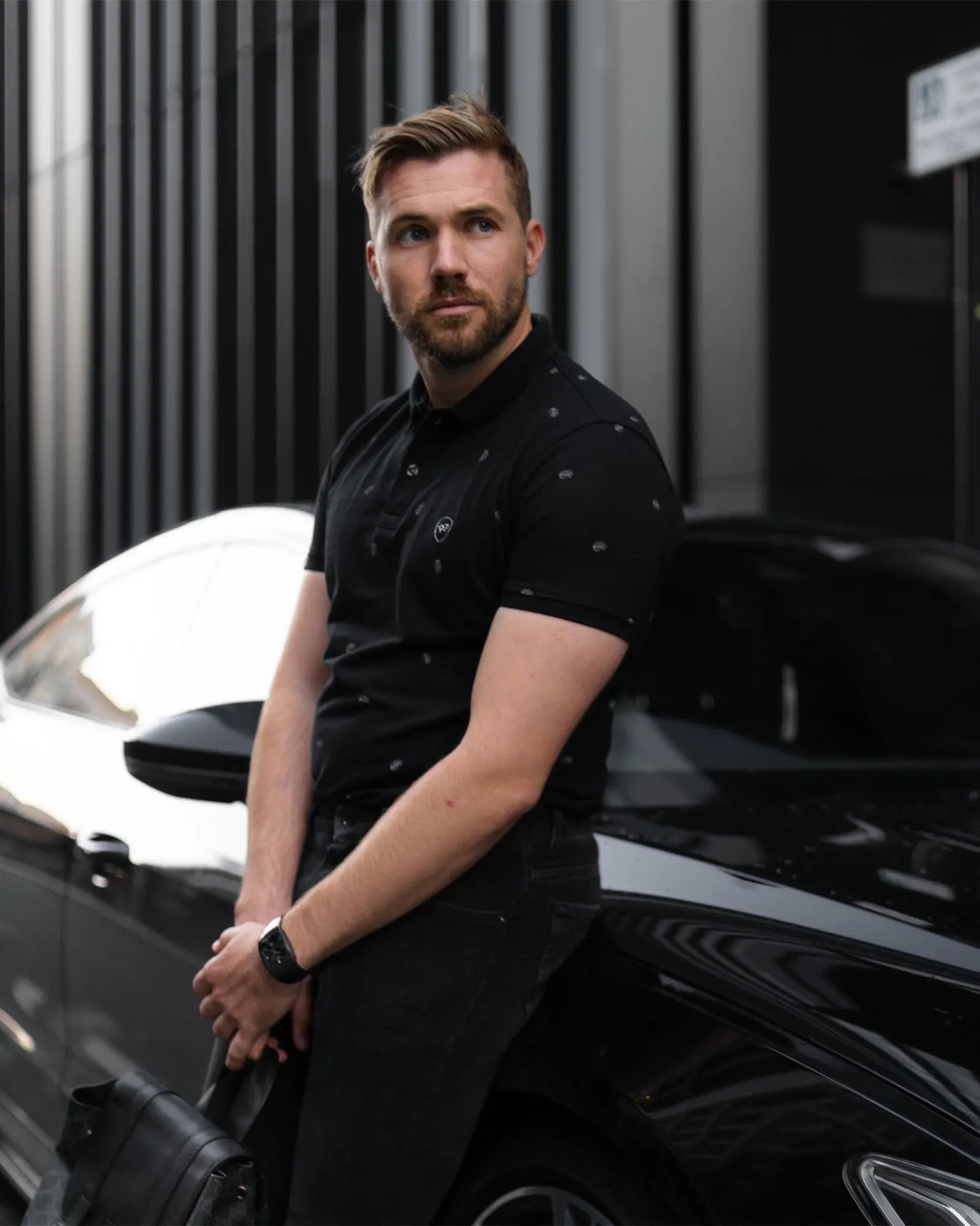 LCY London | Logo Looks - Short Sleeved Men&#39;s Printed Shirt LCY London